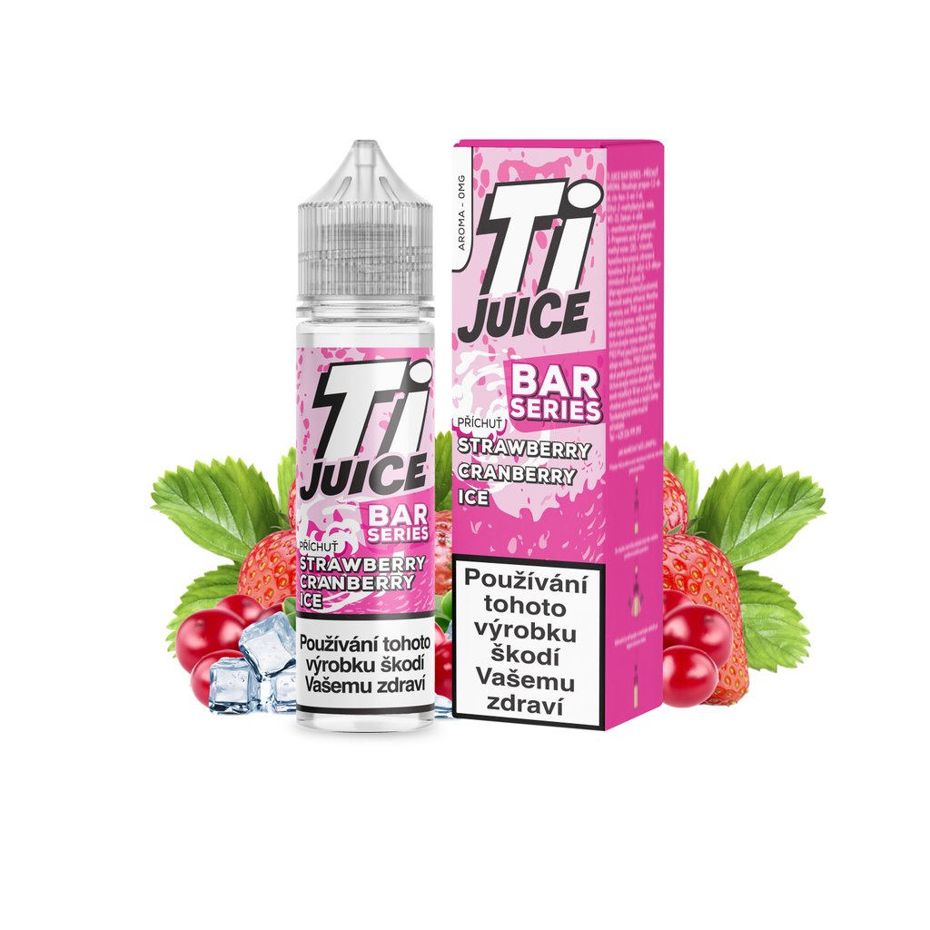 Příchuť TI Juice Bar Series S&V - Strawberry Cranberry Ice 10ml Příchuť TI Juice Bar Series S&V - Strawberry Cranberry Ice 10ml