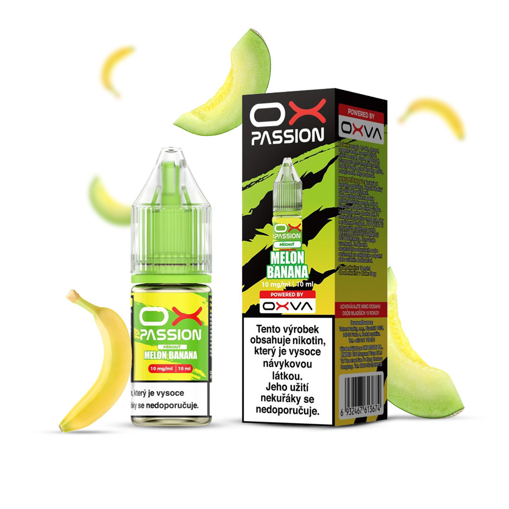 OXVA OX PASSION Salt - Melon Banana 10ML - 10MG OXVA OX PASSION Salt - Melon Banana 10ML - 10MG