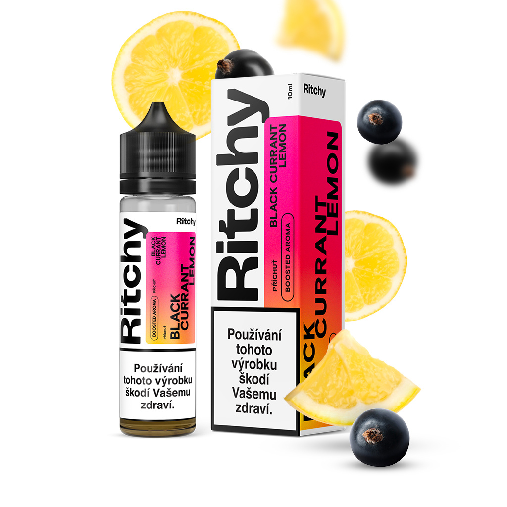 Příchuť Ritchy S&V - Black Currant Lemon 10ML Příchuť Ritchy S&V - Black Currant Lemon 10ML
