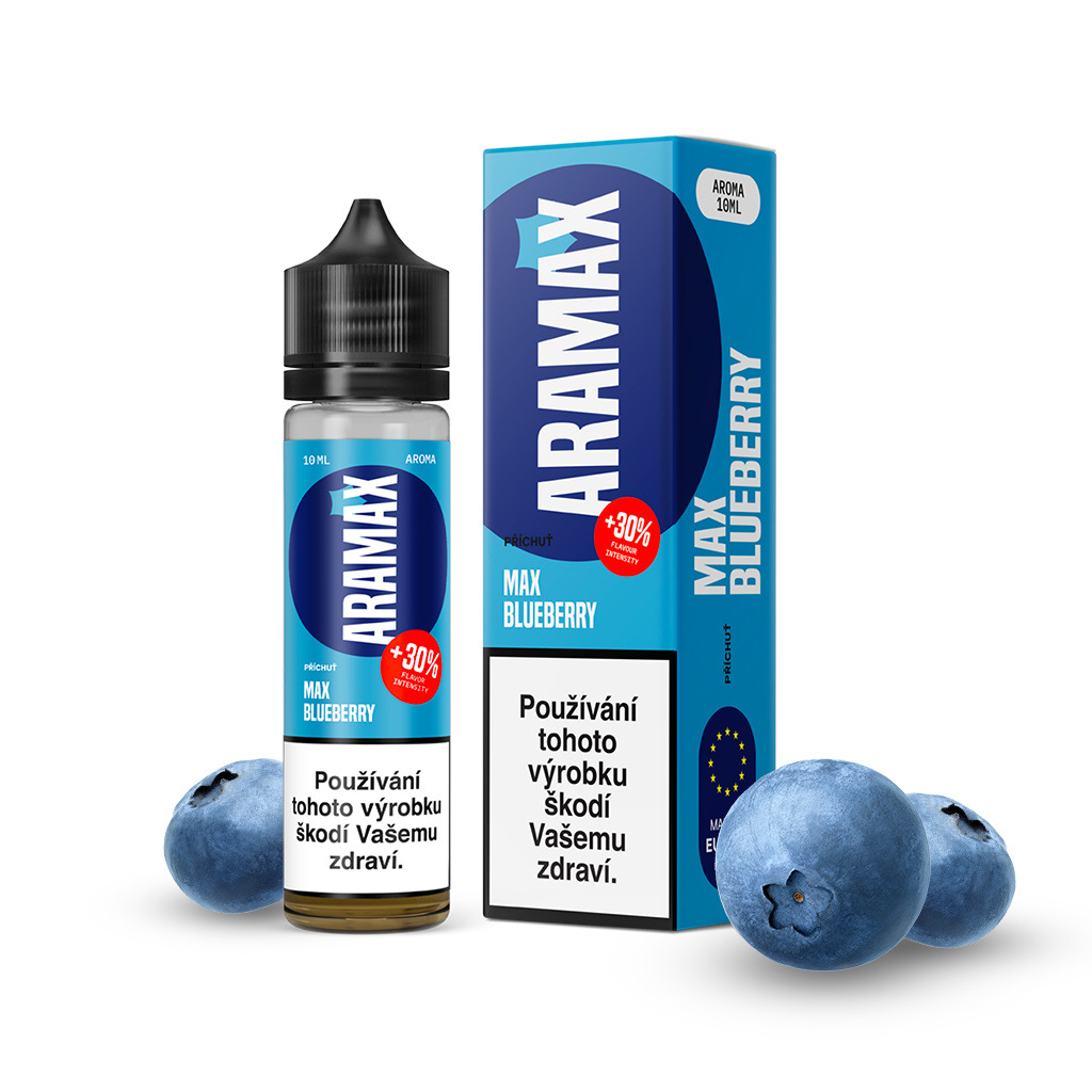 Příchuť Aramax S&V - Max Blueberry 10ML Příchuť Aramax S&V - Max Blueberry 10ML