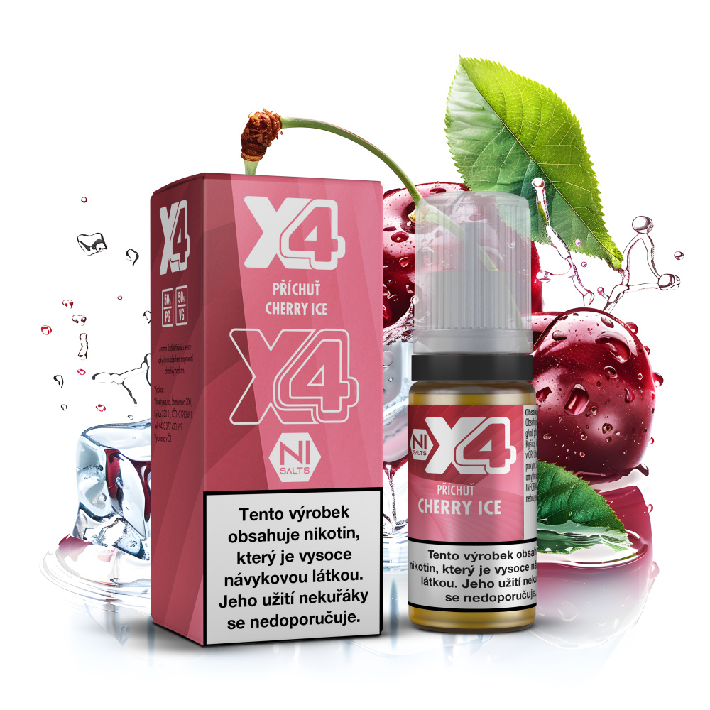 X4 Bar Juice - Cherry Ice 10ML - 20MG X4 Bar Juice - Cherry Ice 10ML - 20MG