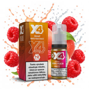 X4 Bar Juice - White Peach Razz 10ML - 20MG