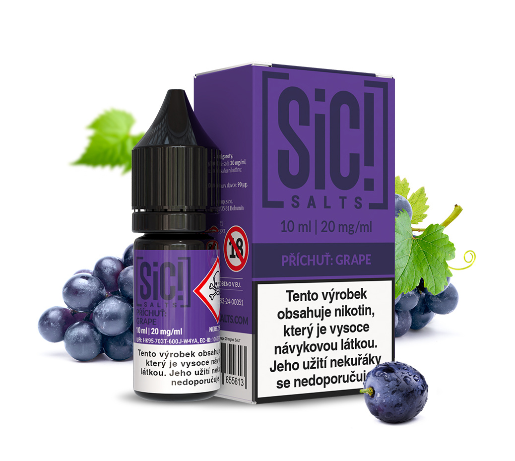 SIC! Salts - Grape 10ML - 20MG SIC! Salts - Grape 10ML - 20MG