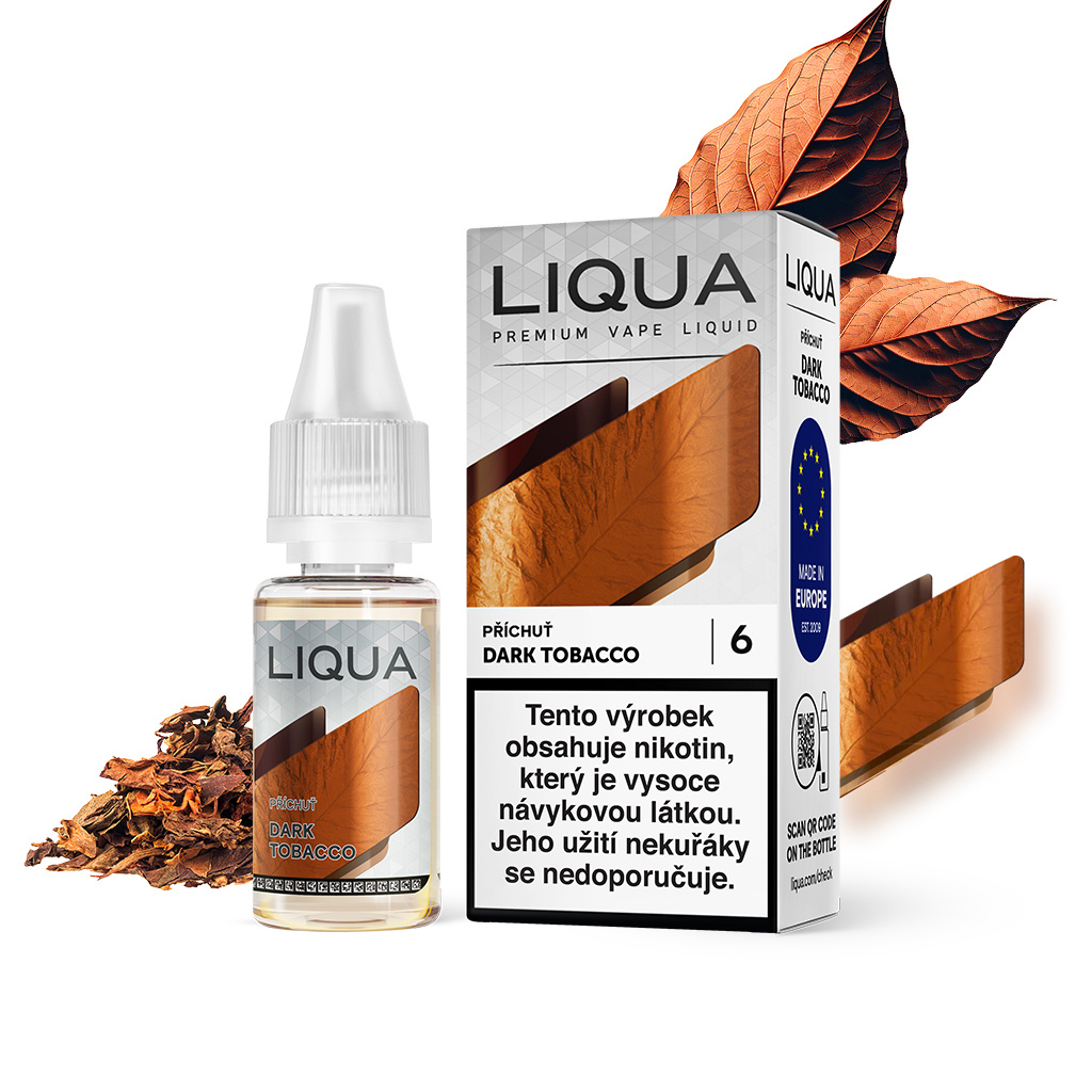 LIQUA - Dark Tobacco 10ML - 18MG LIQUA - Dark Tobacco 10ML - 18MG
