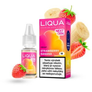 LIQUA - Strawberry Banana 10ML - 18MG