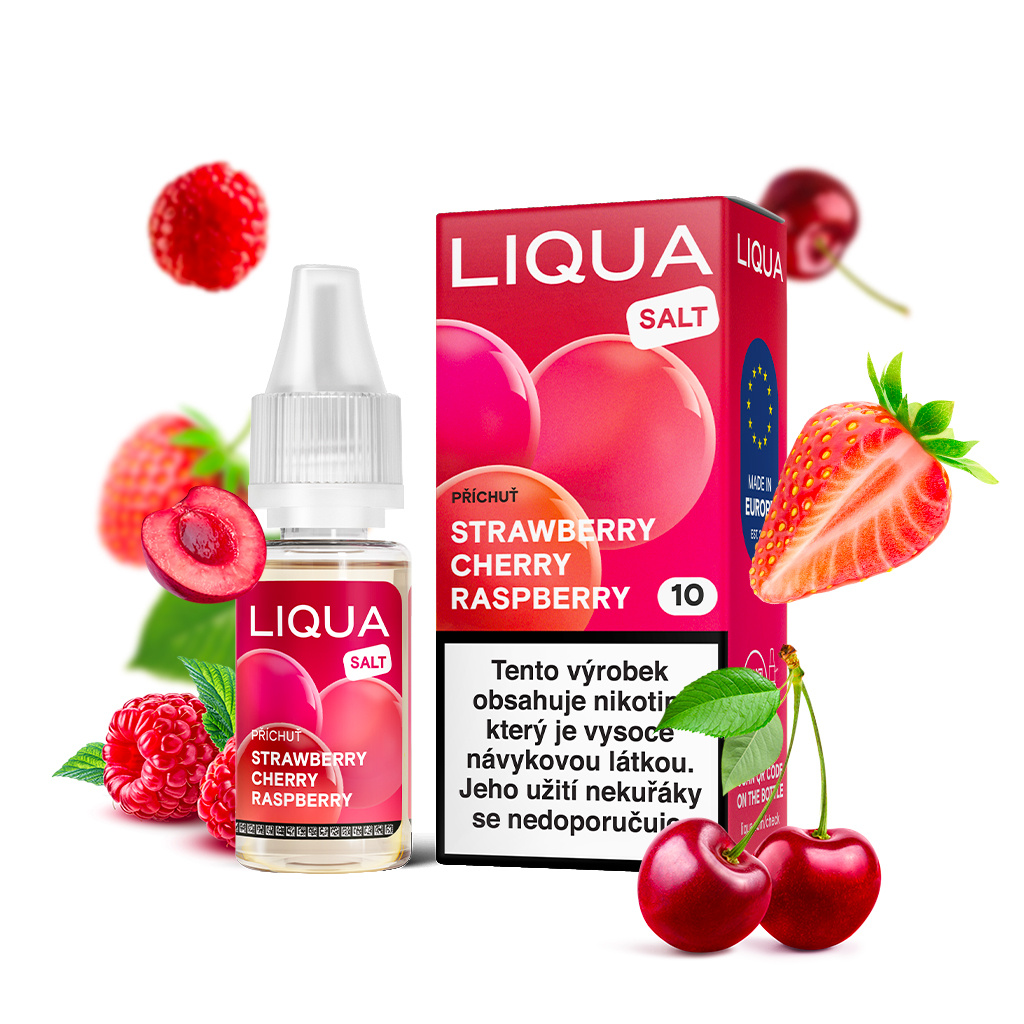 LIQUA Salt - Strawberry Cherry Raspberry 10ML - 20MG LIQUA Salt - Strawberry Cherry Raspberry 10ML - 20MG