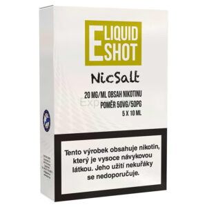 E-Liquid Shot Salt Booster 50VG/50PG 5×10ML - 20MG
