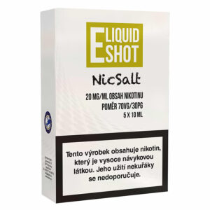 E-Liquid Shot Salt Booster 70VG/30PG 5×10ML - 20MG