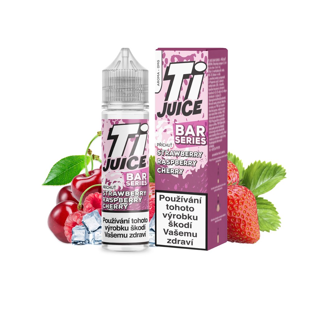 Příchuť TI Juice Bar Series S&V - Strawberry Raspberry Cherry 10ml Příchuť TI Juice Bar Series S&V - Strawberry Raspberry Cherry 10ml