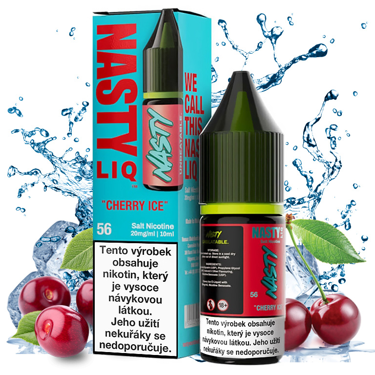 Nasty LIQ Salt - Cherry ICE 10ML - 20MG Nasty LIQ Salt - Cherry ICE 10ML - 20MG