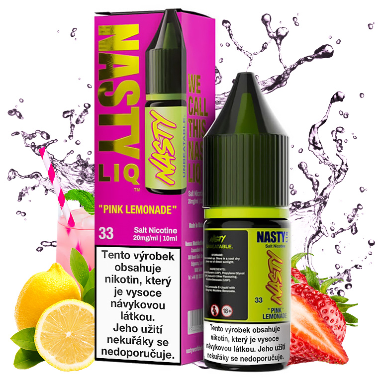 Nasty LIQ Salt - Lemon Strawberry Lime 10ML - 20MG Nasty LIQ Salt - Lemon Strawberry Lime 10ML - 20MG
