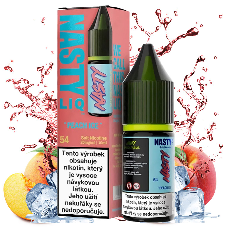 Nasty LIQ Salt - Peach ICE 10ML - 20MG Nasty LIQ Salt - Peach ICE 10ML - 20MG