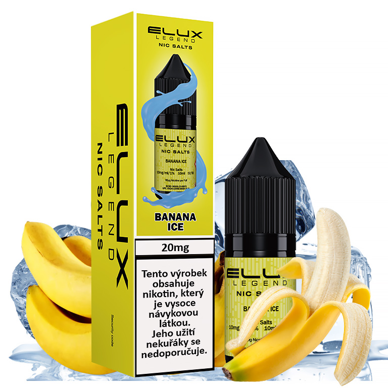 ELUX Legend Salt - Banana ICE 10ML - 20MG ELUX Legend Salt - Banana ICE 10ML - 20MG