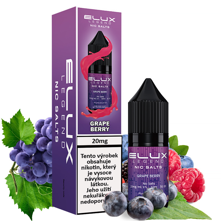 ELUX Legend Salt - Grape Berry 10ML - 20MG ELUX Legend Salt - Grape Berry 10ML - 20MG
