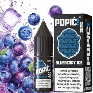 POPIC! Salt - Blueberry Ice - Krabička 10ML - 20MG