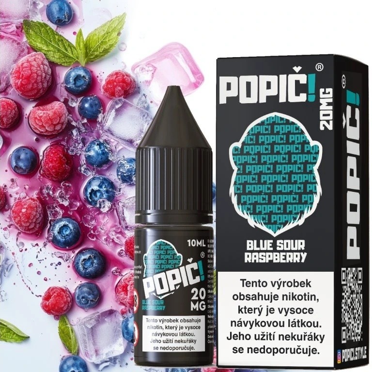 POPIC! Salt - Blue Sour Raspberry 10ML - 20MG POPIC! Salt - Blue Sour Raspberry 10ML - 20MG