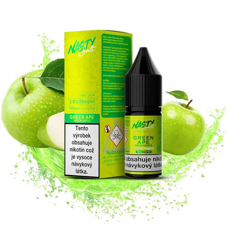 Nasty Salt - Green Ape 10ML - 20MG Nasty Salt - Green Ape 10ML - 20MG