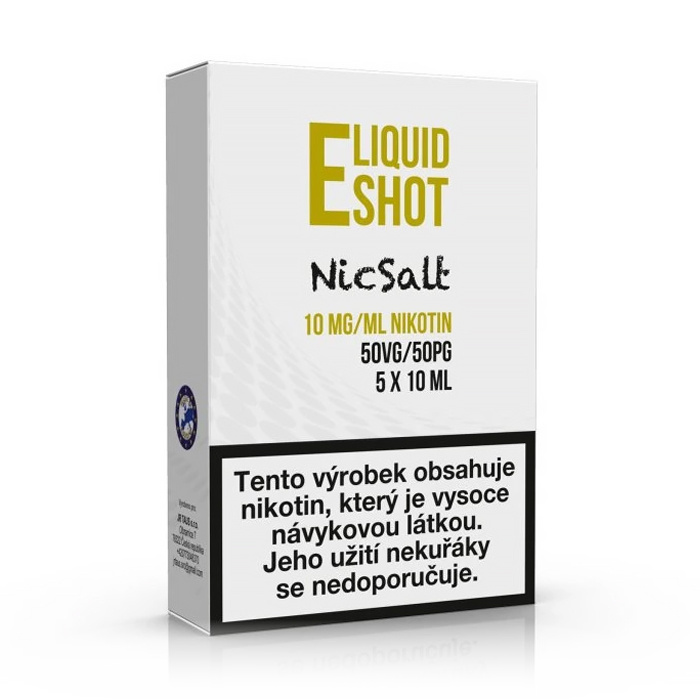 E-Liquid Shot Salt Booster 50VG/50PG 5×10ML - 10MG E-Liquid Shot Salt Booster 50VG/50PG 5×10ML - 10MG