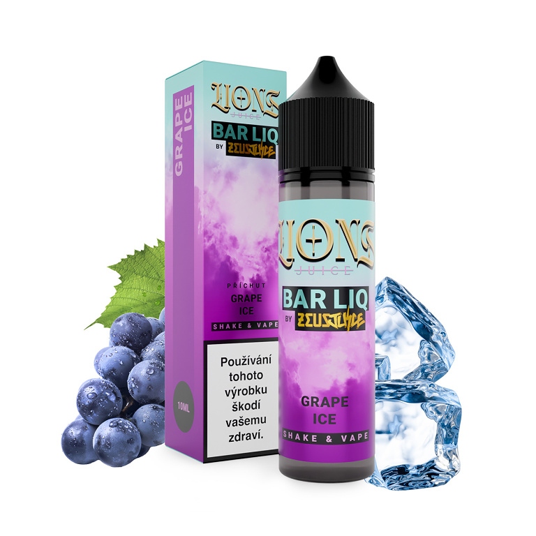 Příchuť Lion's Barliq S&V - Grape ICE 10ML Příchuť Lion's Barliq S&V - Grape ICE 10ML
