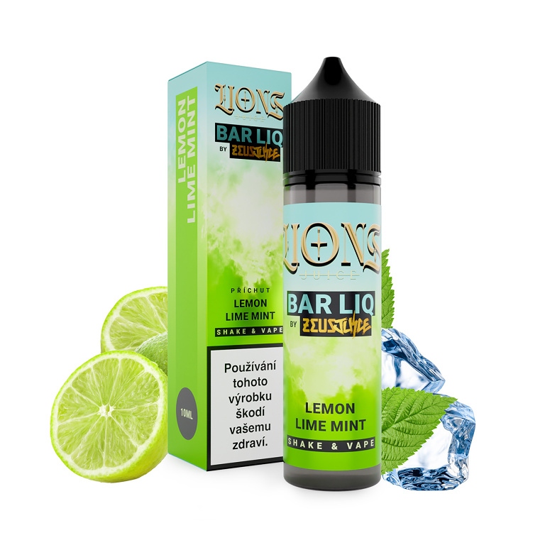 Příchuť Lion's Barliq S&V - Lemon Lime Mint 10ML Příchuť Lion's Barliq S&V - Lemon Lime Mint 10ML