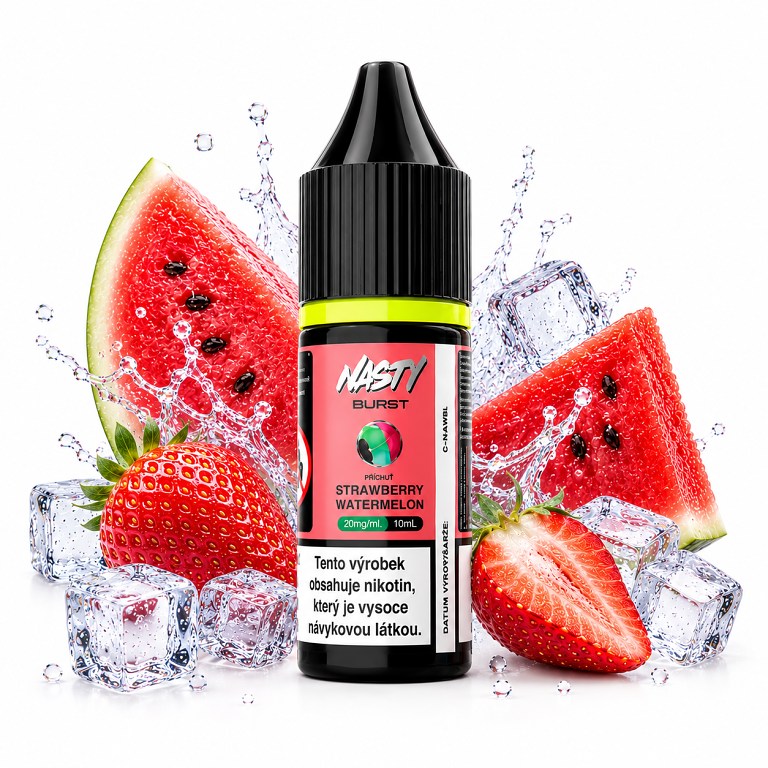 Nasty BURST Salt - Strawberry Watermelon 10ML - 20MG Nasty BURST Salt - Strawberry Watermelon 10ML - 20MG
