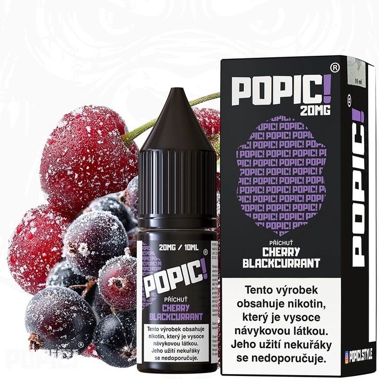 POPIC! Salt - Cherry Blackcurrant 10ML - 20MG POPIC! Salt - Cherry Blackcurrant 10ML - 20MG
