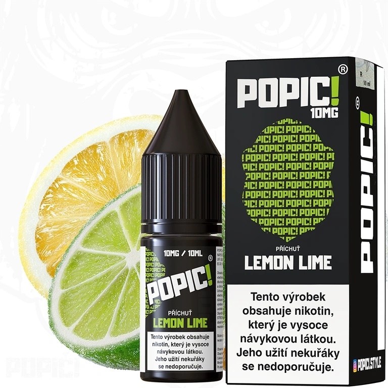 POPIC! Salt - Lemon Lime 10ML - 10MG POPIC! Salt - Lemon Lime 10ML - 10MG