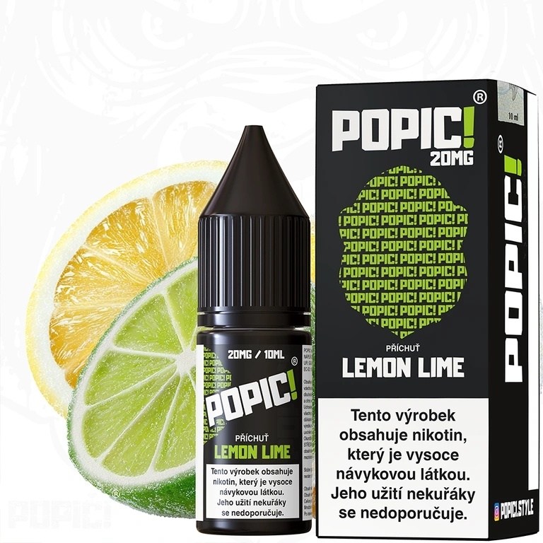 POPIC! Salt - Lemon Lime 10ML - 20MG POPIC! Salt - Lemon Lime 10ML - 20MG