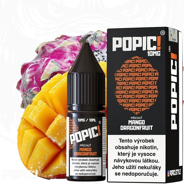 POPIC! Salt - Mango Dragonfruit 10ML - 10MG POPIC! Salt - Mango Dragonfruit 10ML - 10MG