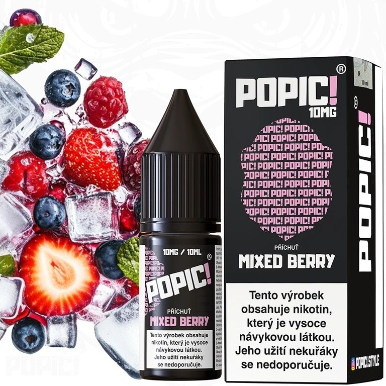 POPIC! Salt - Mixed Berry 10ML - 10MG POPIC! Salt - Mixed Berry 10ML - 10MG