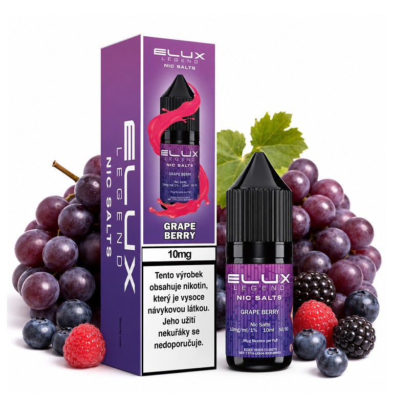 ELUX Legend Salt - Grape Berry 10ML - 10MG ELUX Legend Salt - Grape Berry 10ML - 10MG