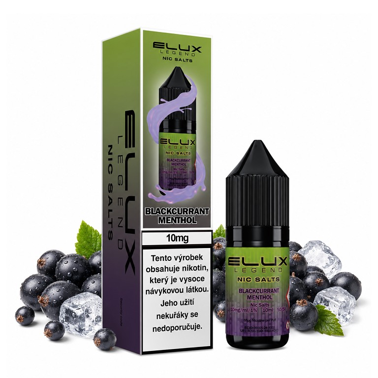 ELUX Legend Salt - Blackcurrant Menthol 10ML - 10MG ELUX Legend Salt - Blackcurrant Menthol 10ML - 10MG