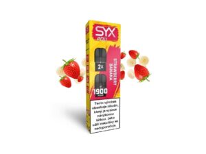 SYX POD předplněné kapsle - Strawberry Banana 2KS - 16,5MG