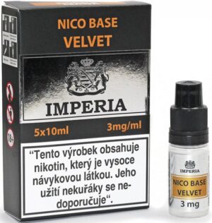 Imperia Velvet Báze 80VG/20PG 5×10ML - 3MG