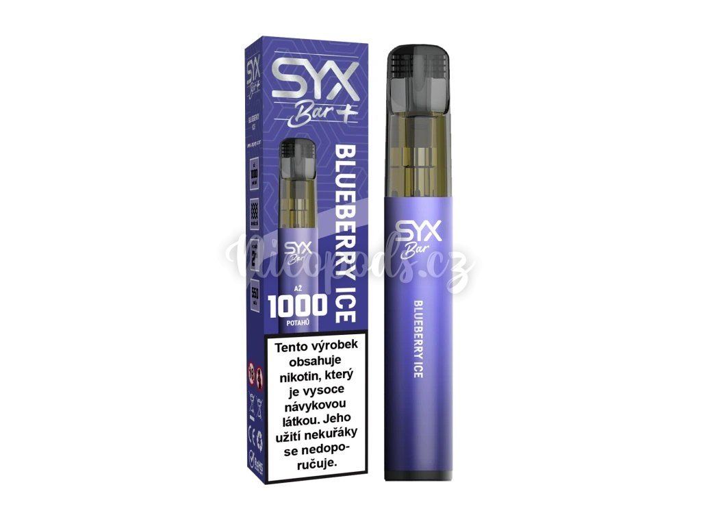 SYX BAR jednorázová e-cigareta - Blueberry Ice 2ML - 16,5MG SYX BAR jednorázová e-cigareta - Blueberry Ice 2ML - 16,5MG