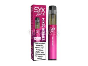 SYX BAR jednorázová e-cigareta - Mixed Berries 2ML - 16,5MG