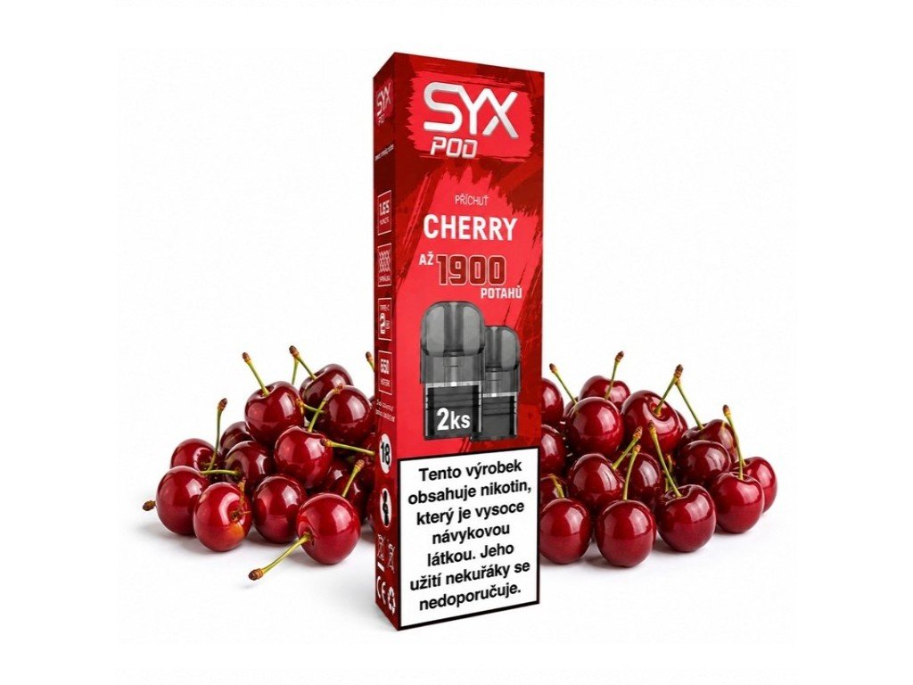 SYX POD předplněné kapsle - Cherry 2KS - 16,5MG SYX POD předplněné kapsle - Cherry 2KS - 16,5MG