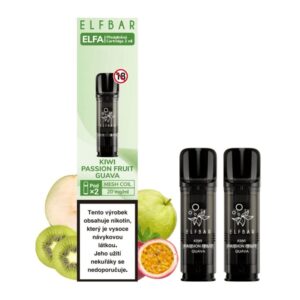 Elf Bar ELFA předplněné kapsle - Kiwi Passion Fruit Guava 2KS - 20MG
