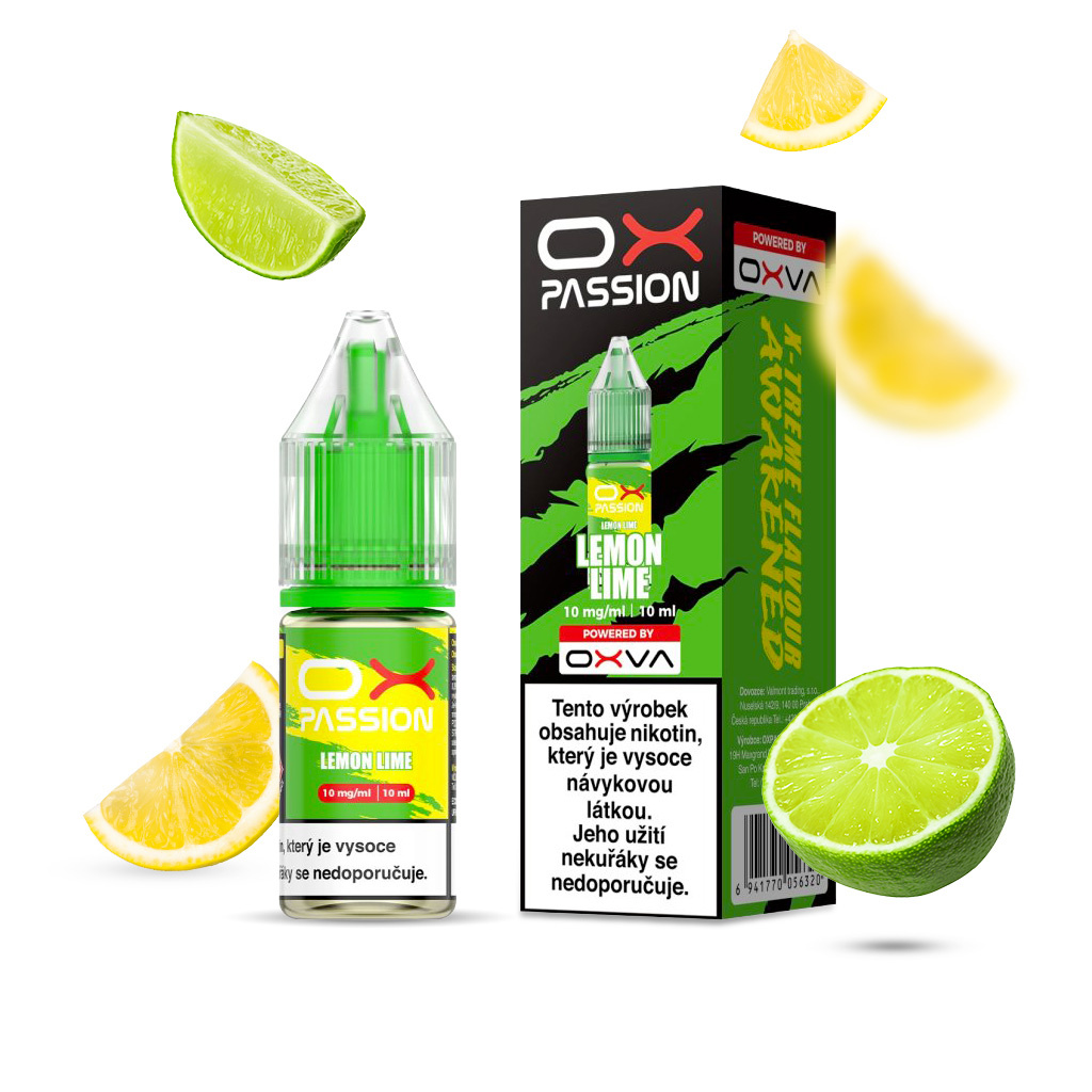OXVA OX PASSION Salt - Lemon Lime 10ML - 10MG OXVA OX PASSION Salt - Lemon Lime 10ML - 10MG