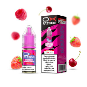 OXVA OX PASSION Salt - Strawberry Raspberry Cherry 10ML - 10MG