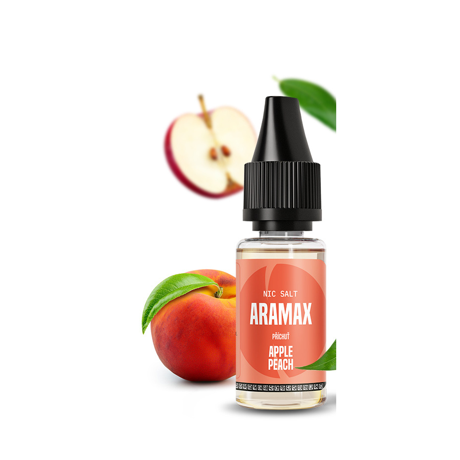 Aramax Salt - Apple Peach 10ML - 20MG – lahvička Aramax Salt - Apple Peach 10ML - 20MG