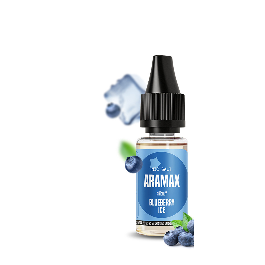 Aramax Salt - Blueberry Ice 10ML - 10MG – lahvička Aramax Salt - Blueberry Ice 10ML - 10MG