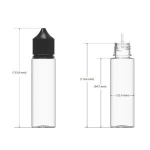 Lahvička Chubby Gorilla V3 (70ml) (Transparentní)
