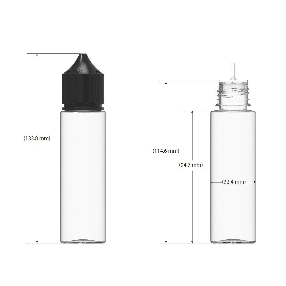 Lahvička Chubby Gorilla V3 (70ml) (Transparentní) – lahvička Lahvička Chubby Gorilla V3 (70ml) (Transparentní)