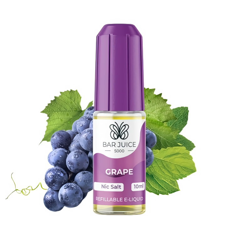BAR Juice 5000 Salt - Grape 10ML - 20MG BAR Juice 5000 Salt - Grape 10ML - 20MG