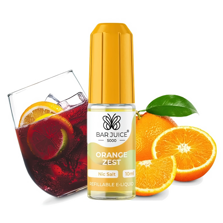 BAR Juice 5000 Salt - Orange Zest 10ML - 10MG BAR Juice 5000 Salt - Orange Zest 10ML - 10MG