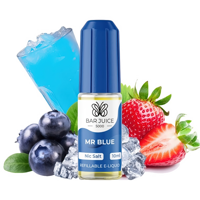 BAR Juice 5000 Salt - Mr Blue 10ML - 20MG BAR Juice 5000 Salt - Mr Blue 10ML - 20MG