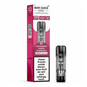 BAR Juice 5000 POD - Strawberry Cherry Raspberry 2KS - 10MG