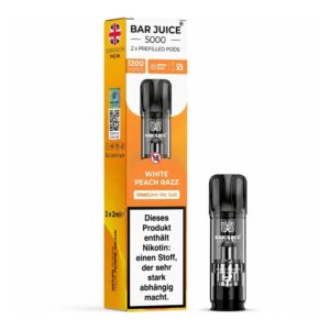 BAR Juice 5000 POD - White Peach Razz 2KS - 10MG