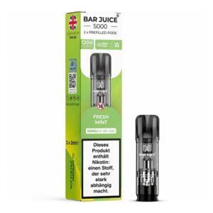 BAR Juice 5000 POD - Fresh Mint 2KS - 10MG